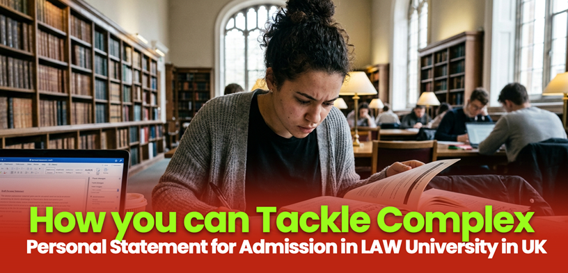 How You Can Tackle A Complex Personal Statement For Admission To Law University In The Uk