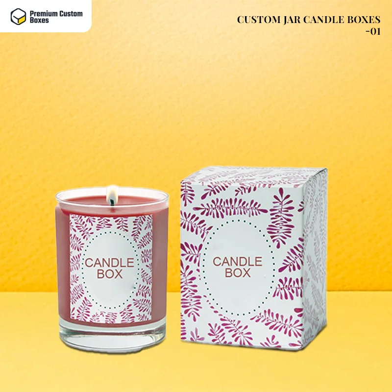 Custom Candle Jar Boxes for Elegant Brand Packaging 