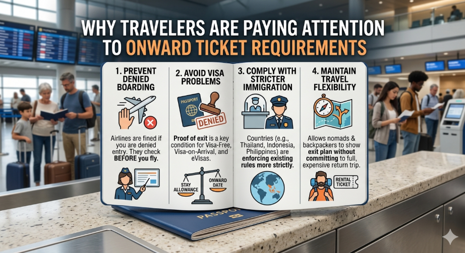 Why More Travelers Are Paying Attention to Onward Ticket Requirements