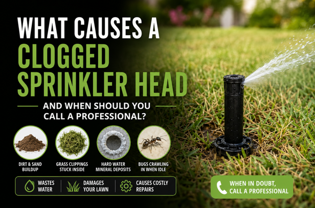 What Causes a Clogged Sprinkler Head and When Should You Call a Professional?