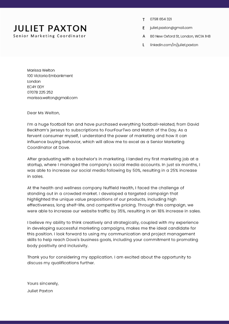 Winning Cover Letter Examples for Your Next Career Opportunity